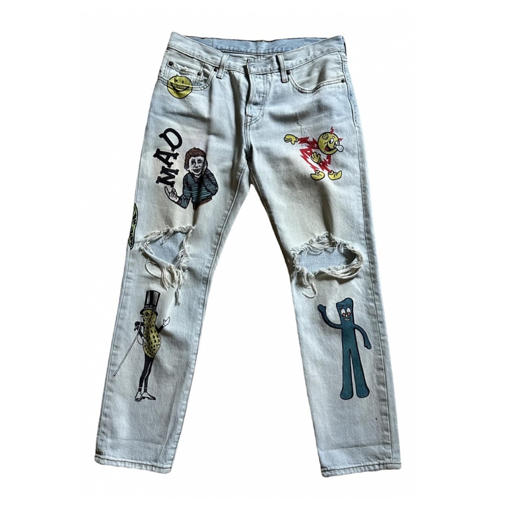 Levi’s made & crafted illustrated jeans